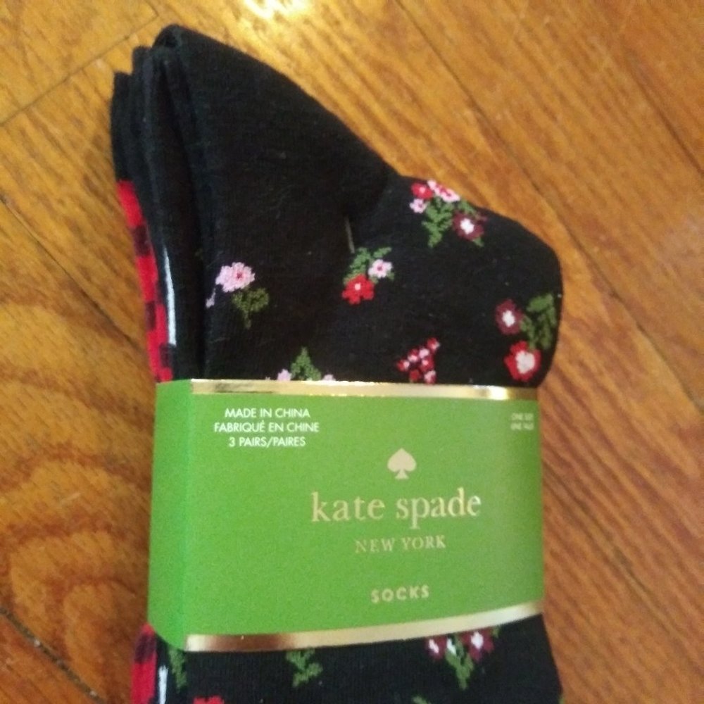 NEW! Kate Spade ♠️ Crew Socks (3 pairs)